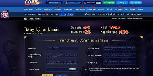 Hướng dẫn game thủ đăng ký tài khoản tại trang web QH88